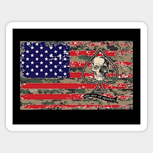 CAMO AMERICAN FLAG USA CAMOFLAUGE Sticker